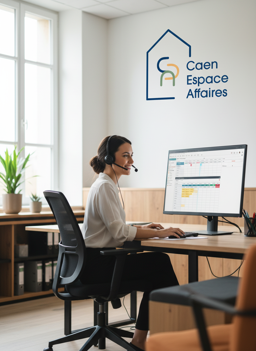 Employée au bureau Caen Espace Affaires